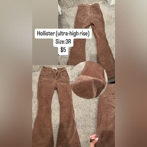 Brown Hollister flared